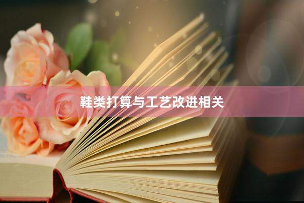 鞋类打算与工艺改进相关
